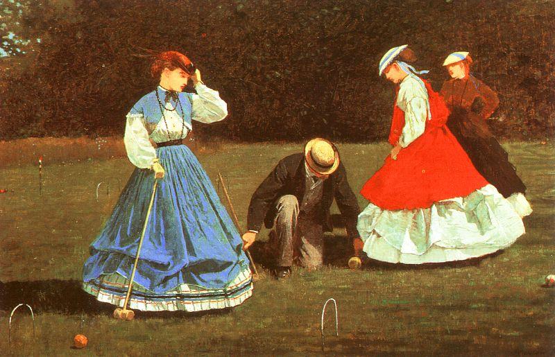 Winslow Homer The Croquet Game France oil painting art